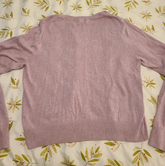 H&M Light Purple/Pink Women's Cardigan - Picture 5 of 6